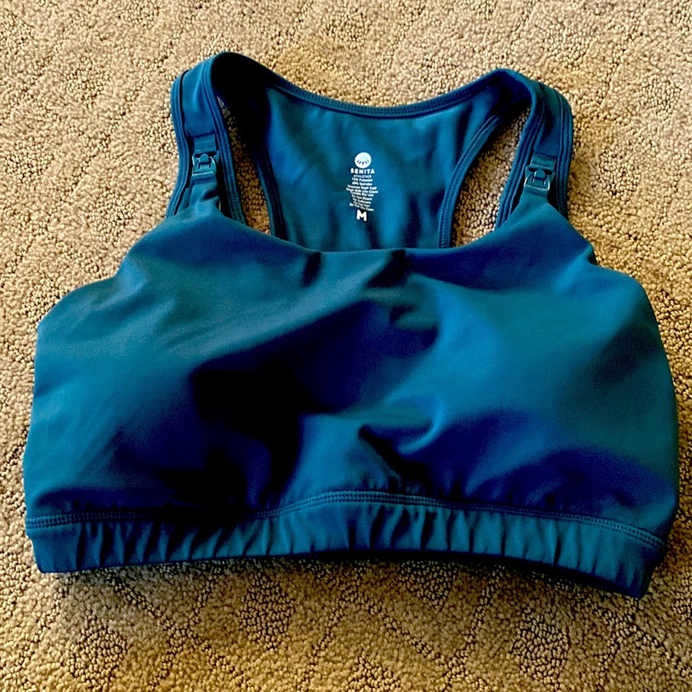 Senita Athletics Go With the Flow Nursing Sports bra